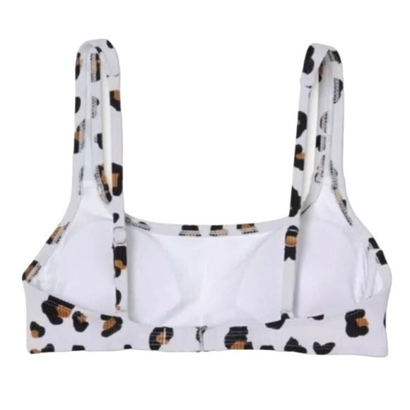 Xhilaration Juniors Animal Print Lightly Lined Bikini Top Bathing Swim XS L XL - Picture 3 of 13